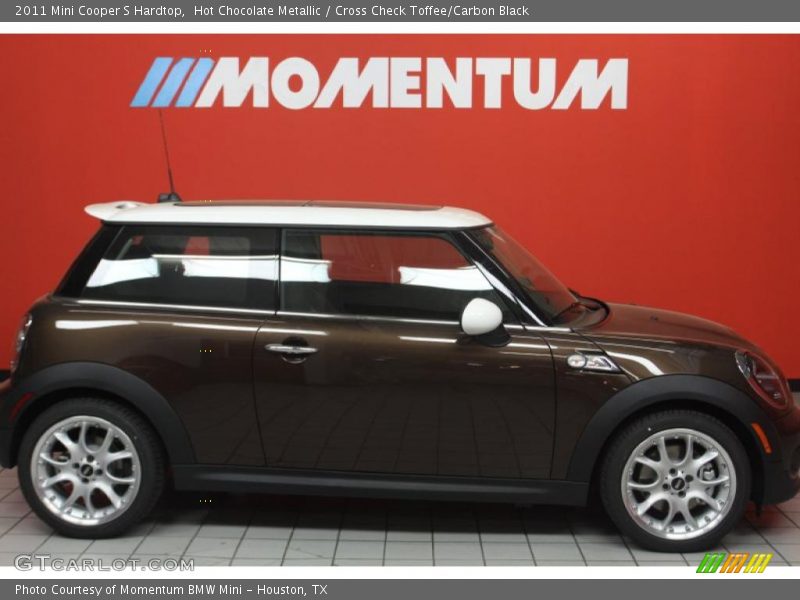 Hot Chocolate Metallic / Cross Check Toffee/Carbon Black 2011 Mini Cooper S Hardtop