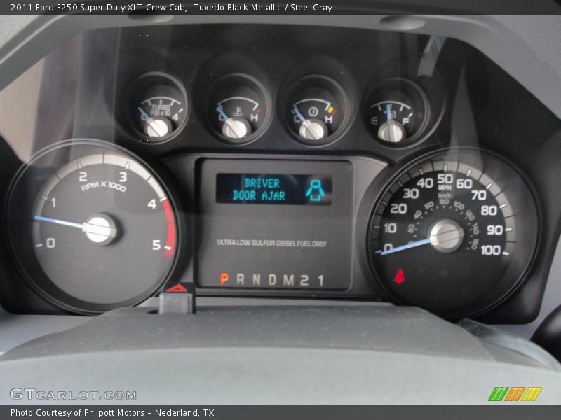  2011 F250 Super Duty XLT Crew Cab XLT Crew Cab Gauges