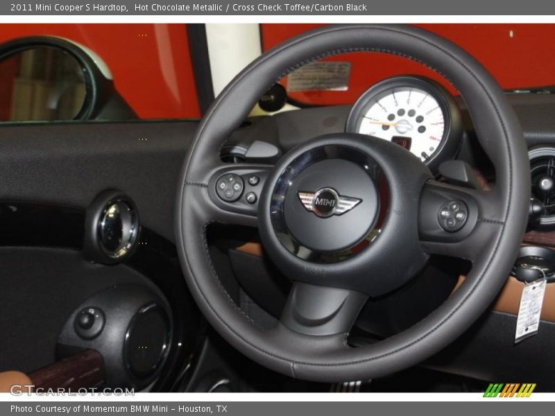 Hot Chocolate Metallic / Cross Check Toffee/Carbon Black 2011 Mini Cooper S Hardtop