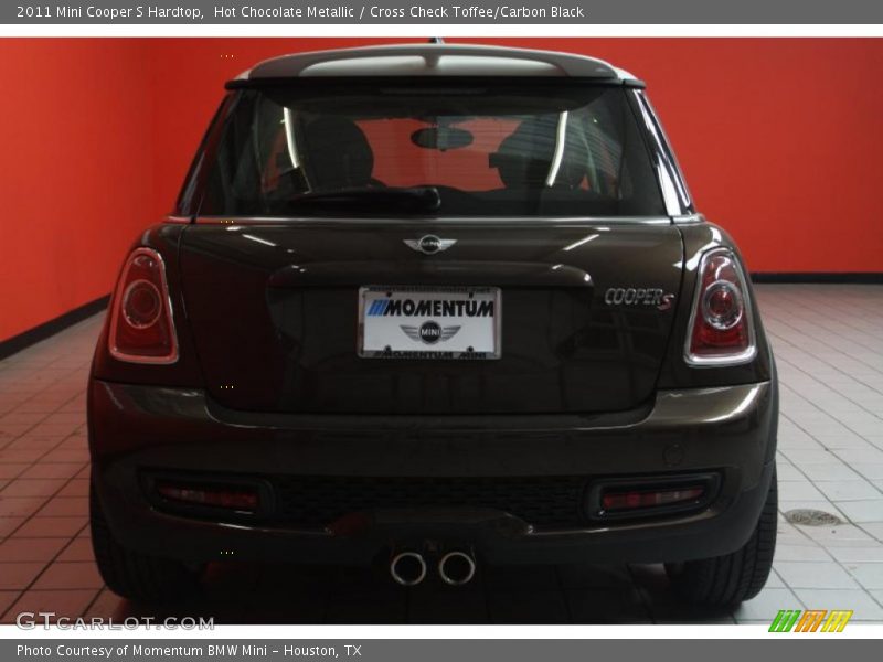 Hot Chocolate Metallic / Cross Check Toffee/Carbon Black 2011 Mini Cooper S Hardtop