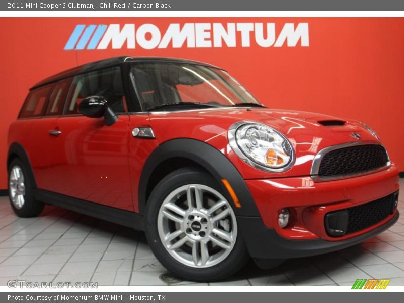 Chili Red / Carbon Black 2011 Mini Cooper S Clubman