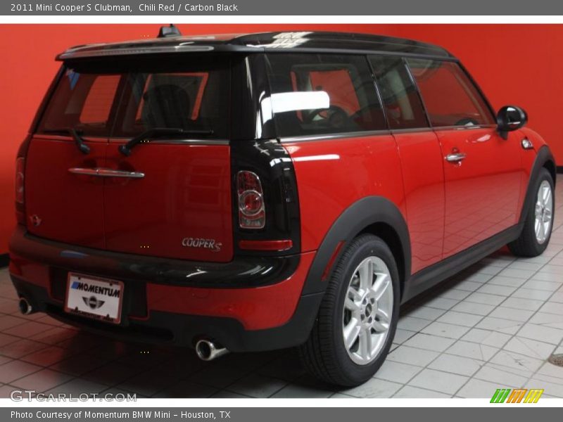 Chili Red / Carbon Black 2011 Mini Cooper S Clubman