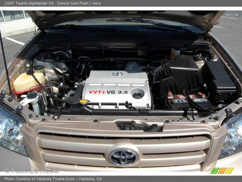 Sonora Gold Pearl / Ivory 2005 Toyota Highlander V6