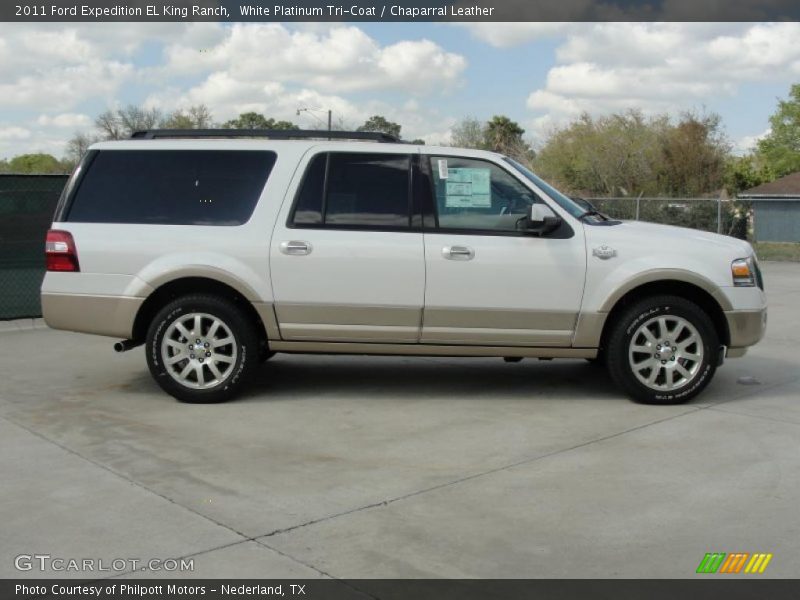  2011 Expedition EL King Ranch White Platinum Tri-Coat