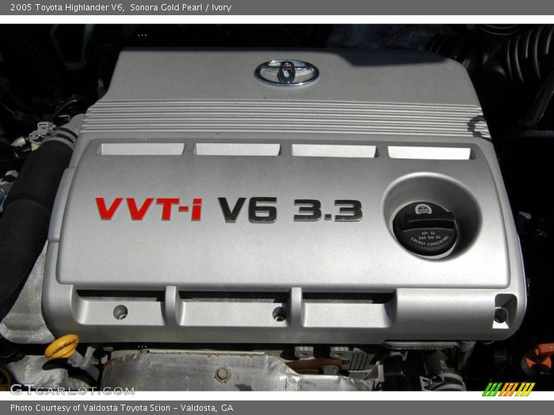 Sonora Gold Pearl / Ivory 2005 Toyota Highlander V6