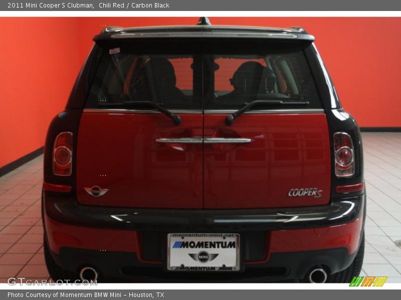 Chili Red / Carbon Black 2011 Mini Cooper S Clubman