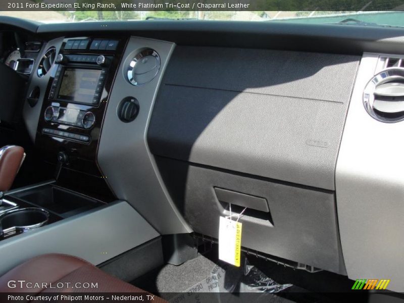 White Platinum Tri-Coat / Chaparral Leather 2011 Ford Expedition EL King Ranch