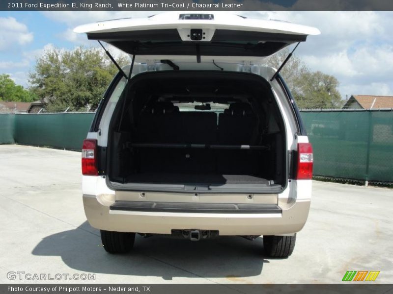 White Platinum Tri-Coat / Chaparral Leather 2011 Ford Expedition EL King Ranch