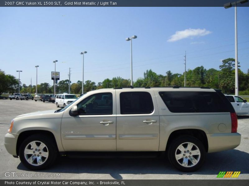 Gold Mist Metallic / Light Tan 2007 GMC Yukon XL 1500 SLT