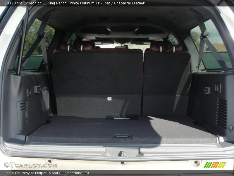 White Platinum Tri-Coat / Chaparral Leather 2011 Ford Expedition EL King Ranch