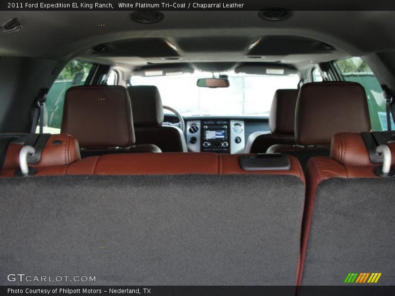 White Platinum Tri-Coat / Chaparral Leather 2011 Ford Expedition EL King Ranch