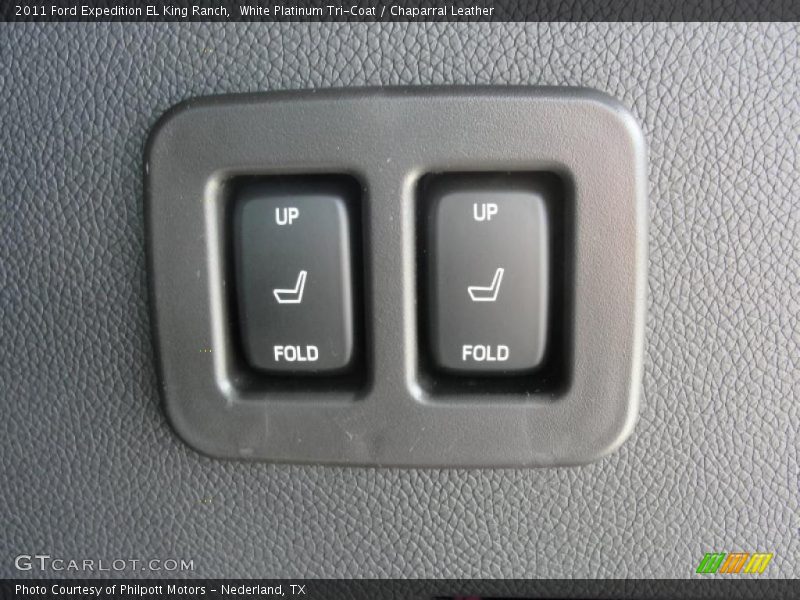 White Platinum Tri-Coat / Chaparral Leather 2011 Ford Expedition EL King Ranch