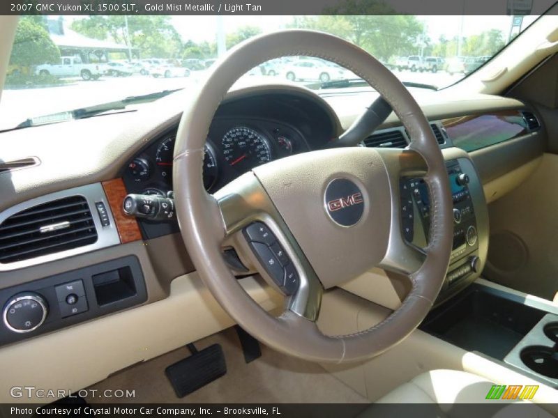 Gold Mist Metallic / Light Tan 2007 GMC Yukon XL 1500 SLT