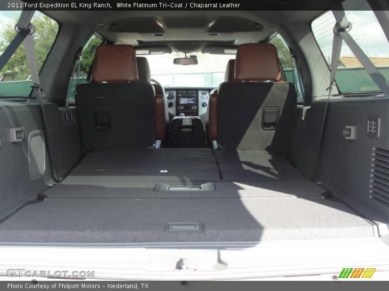 White Platinum Tri-Coat / Chaparral Leather 2011 Ford Expedition EL King Ranch