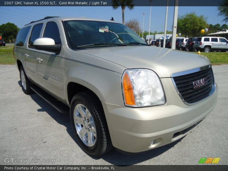 Gold Mist Metallic / Light Tan 2007 GMC Yukon XL 1500 SLT