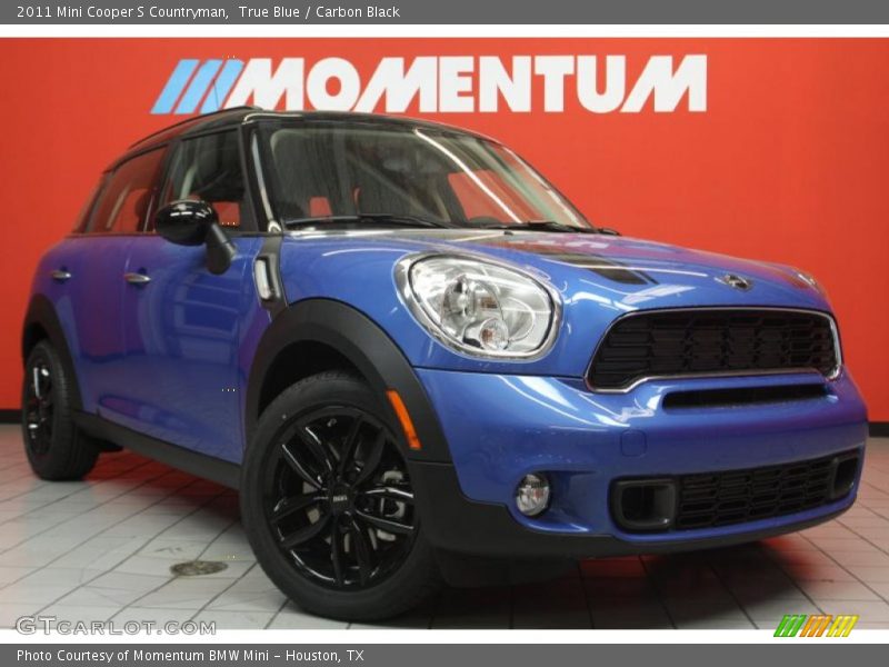 True Blue / Carbon Black 2011 Mini Cooper S Countryman