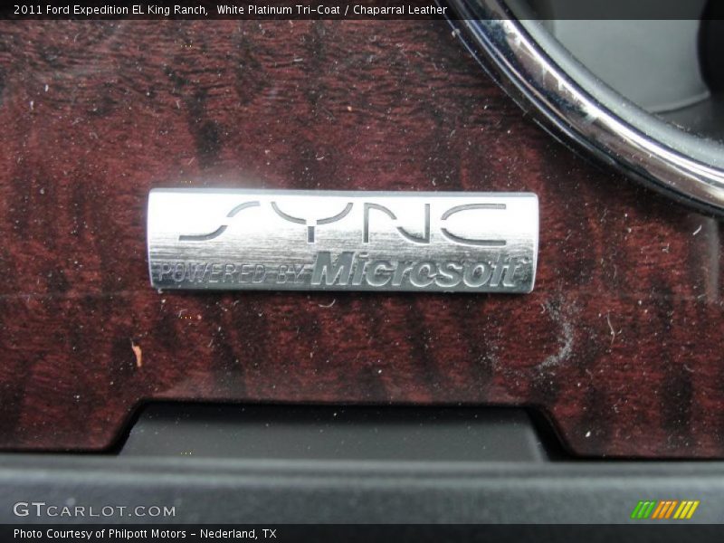 White Platinum Tri-Coat / Chaparral Leather 2011 Ford Expedition EL King Ranch