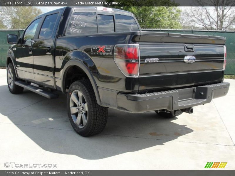 Tuxedo Black Metallic / Black 2011 Ford F150 FX4 SuperCrew 4x4