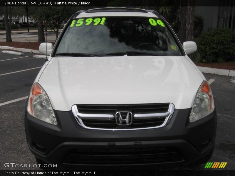 Taffeta White / Black 2004 Honda CR-V EX 4WD