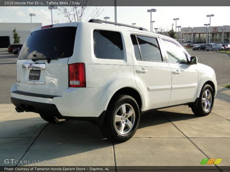 Taffeta White / Gray 2010 Honda Pilot EX-L