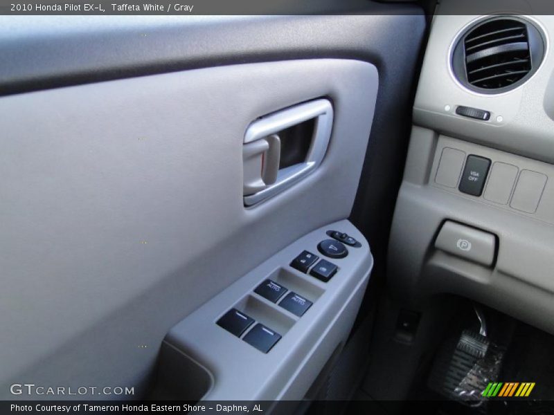 Taffeta White / Gray 2010 Honda Pilot EX-L