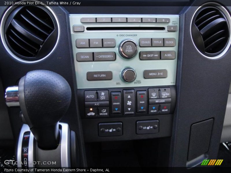 Controls of 2010 Pilot EX-L