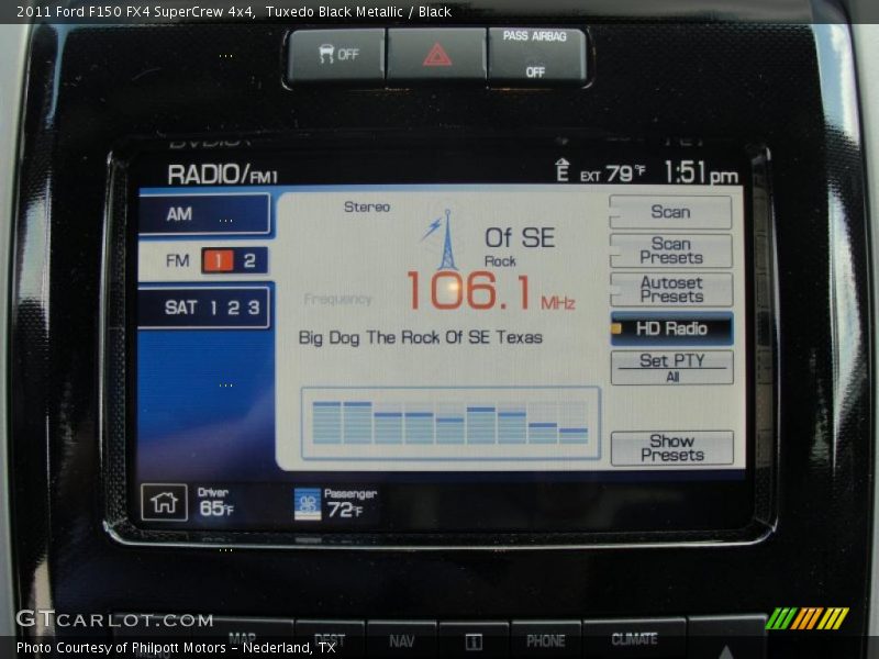 Tuxedo Black Metallic / Black 2011 Ford F150 FX4 SuperCrew 4x4