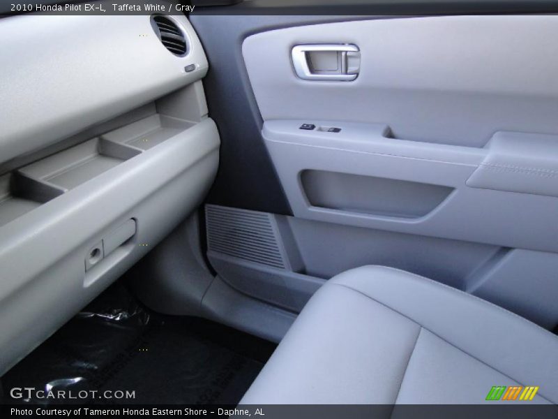 Taffeta White / Gray 2010 Honda Pilot EX-L