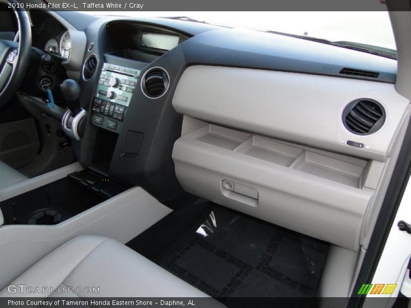 Taffeta White / Gray 2010 Honda Pilot EX-L