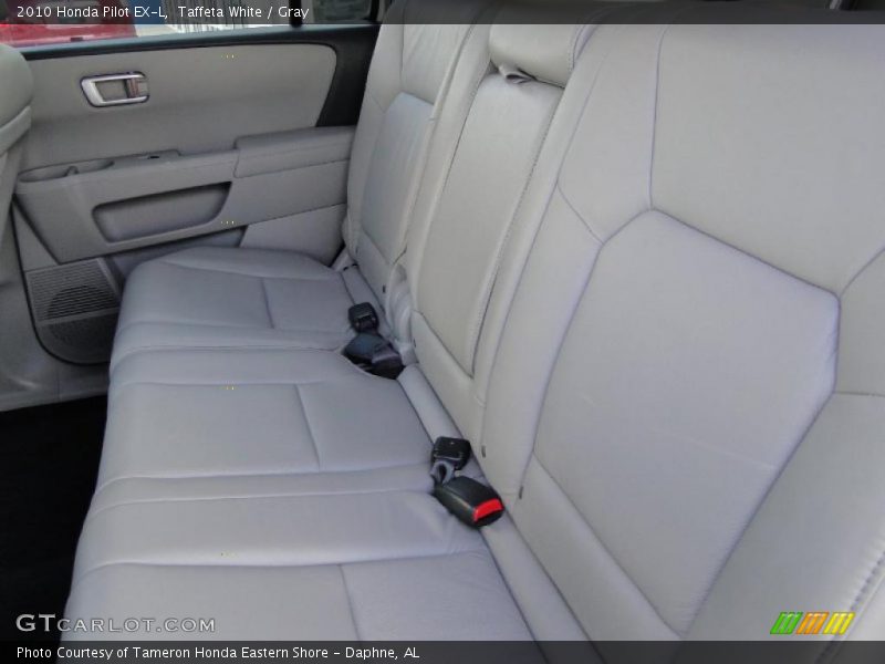 Taffeta White / Gray 2010 Honda Pilot EX-L