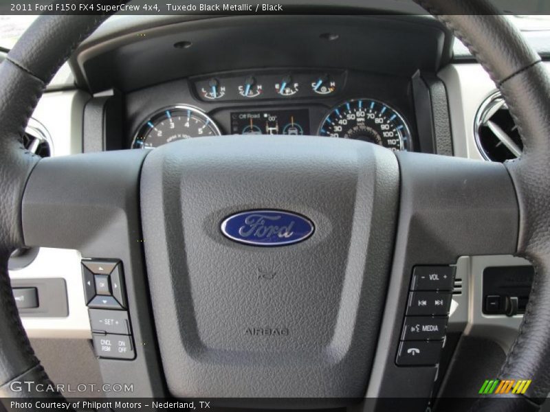 Tuxedo Black Metallic / Black 2011 Ford F150 FX4 SuperCrew 4x4