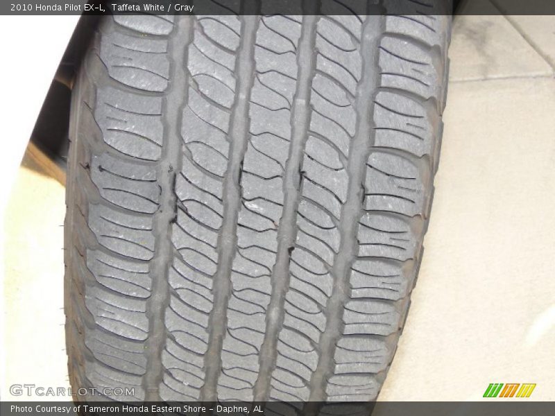 Taffeta White / Gray 2010 Honda Pilot EX-L