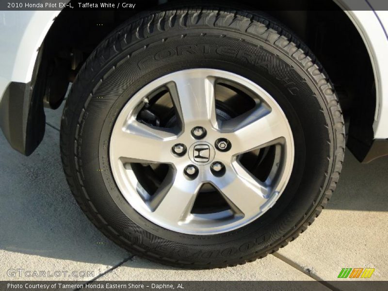 Taffeta White / Gray 2010 Honda Pilot EX-L