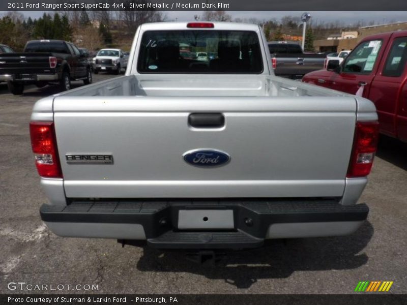 Silver Metallic / Medium Dark Flint 2011 Ford Ranger Sport SuperCab 4x4