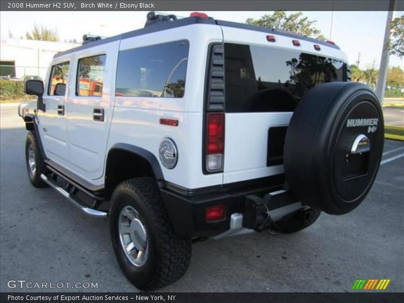 Birch White / Ebony Black 2008 Hummer H2 SUV