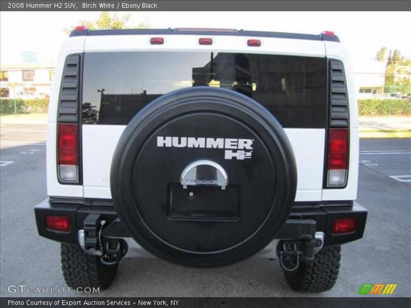 Birch White / Ebony Black 2008 Hummer H2 SUV