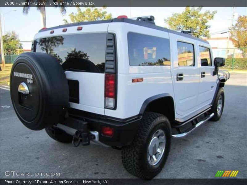 Birch White / Ebony Black 2008 Hummer H2 SUV