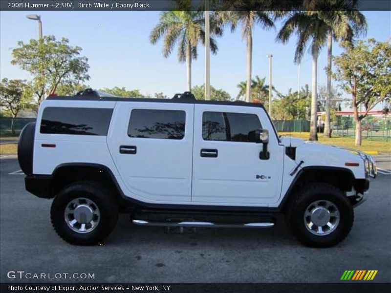 Birch White / Ebony Black 2008 Hummer H2 SUV