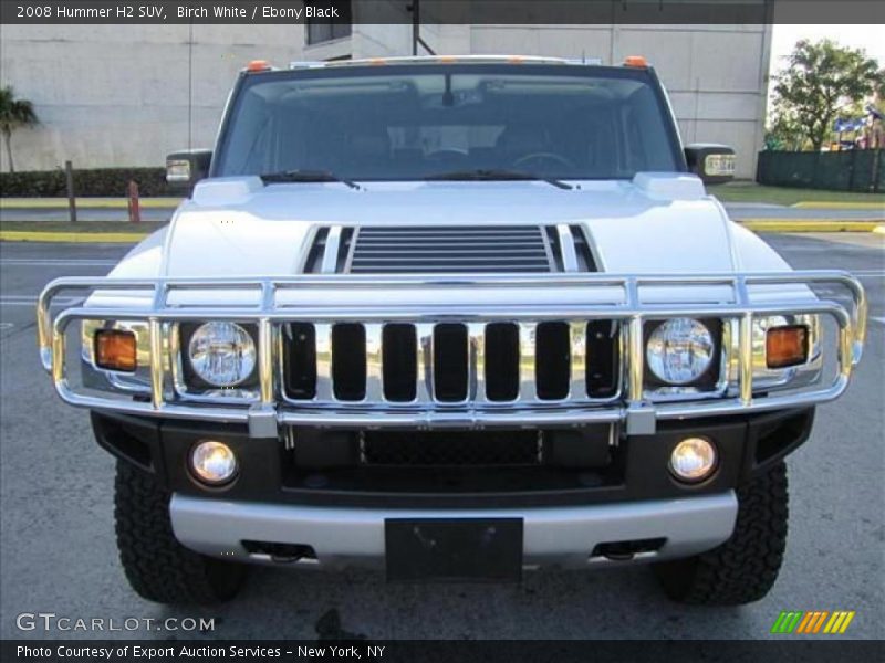 Birch White / Ebony Black 2008 Hummer H2 SUV
