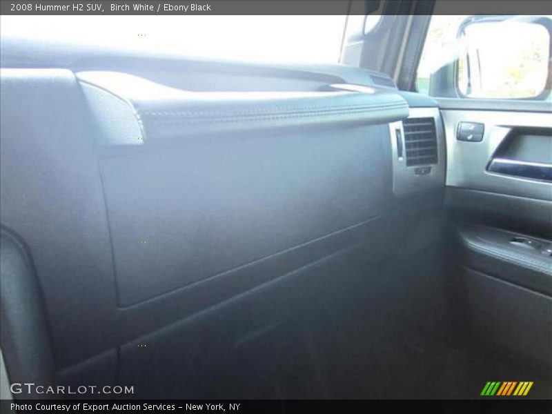 Birch White / Ebony Black 2008 Hummer H2 SUV