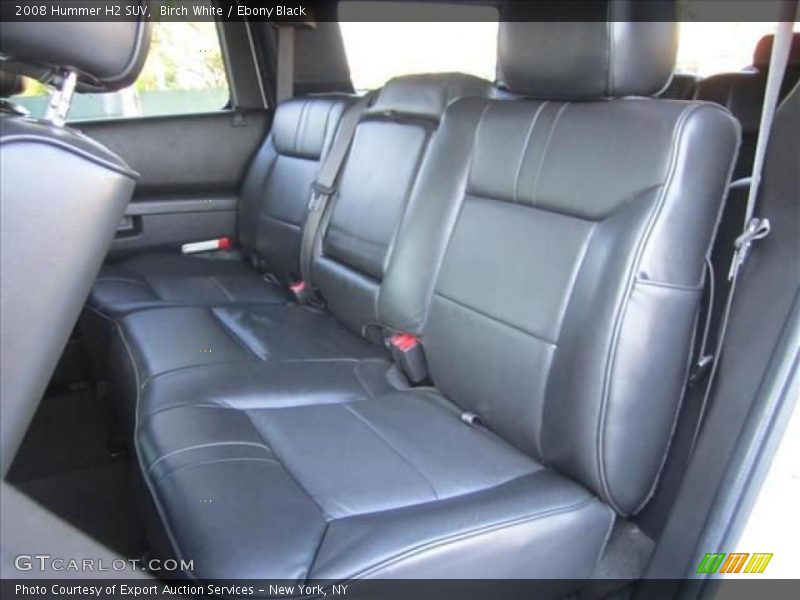 Birch White / Ebony Black 2008 Hummer H2 SUV