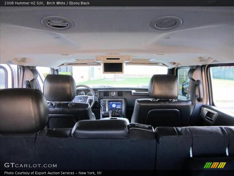Birch White / Ebony Black 2008 Hummer H2 SUV