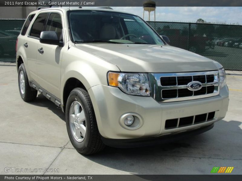 Gold Leaf Metallic / Camel 2011 Ford Escape XLT