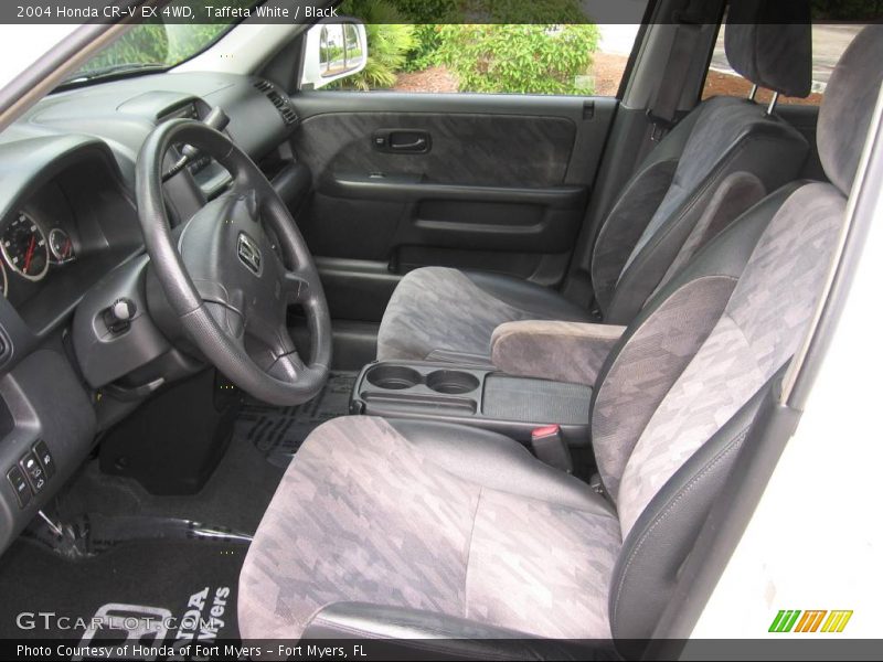 Taffeta White / Black 2004 Honda CR-V EX 4WD