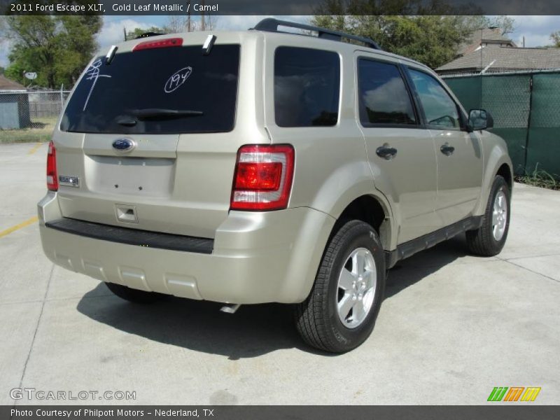 Gold Leaf Metallic / Camel 2011 Ford Escape XLT
