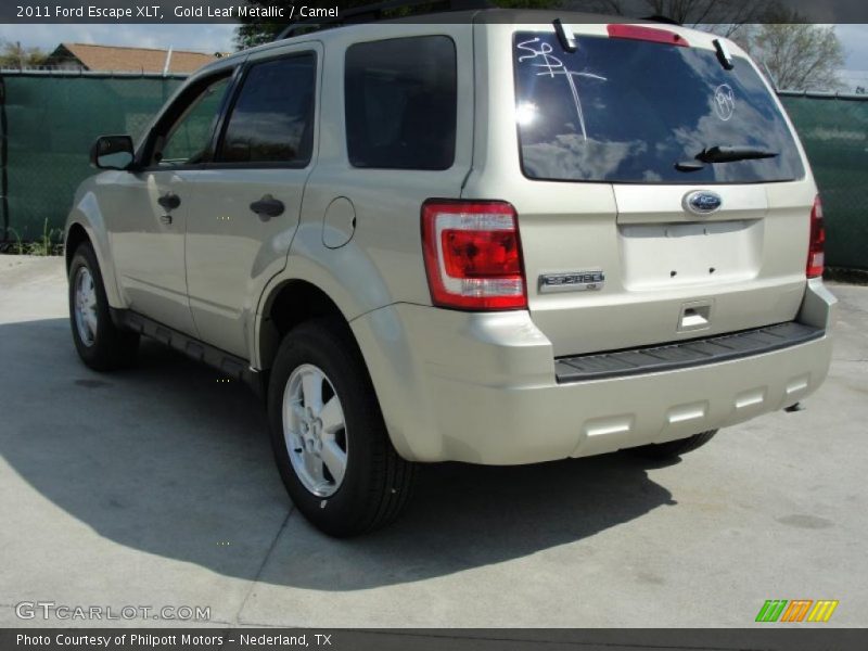 Gold Leaf Metallic / Camel 2011 Ford Escape XLT