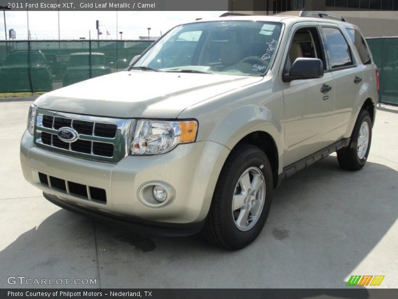 Gold Leaf Metallic / Camel 2011 Ford Escape XLT