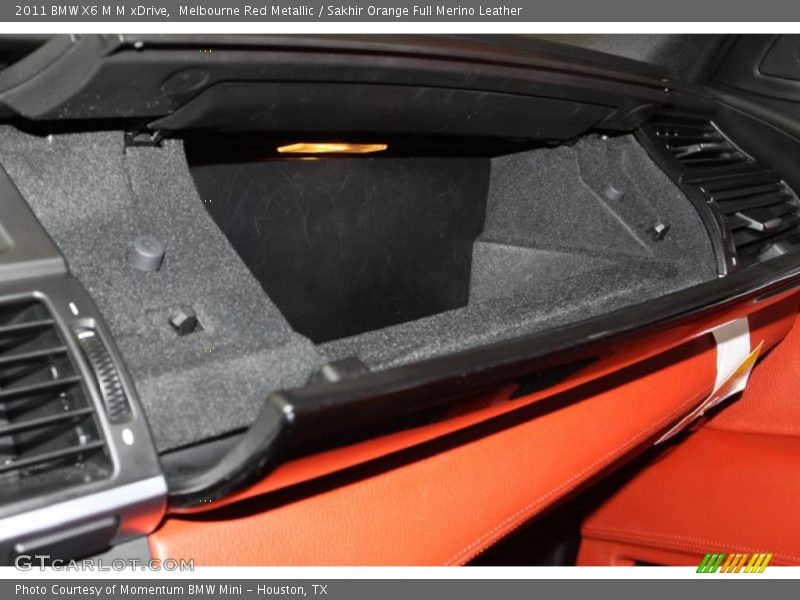 Melbourne Red Metallic / Sakhir Orange Full Merino Leather 2011 BMW X6 M M xDrive