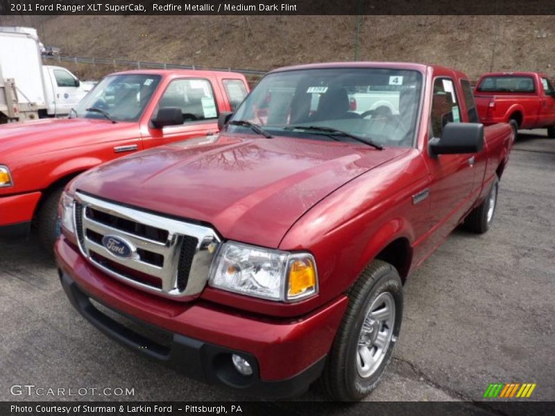 Front 3/4 View of 2011 Ranger XLT SuperCab