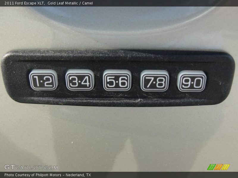 Gold Leaf Metallic / Camel 2011 Ford Escape XLT